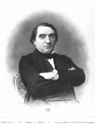 Ernest Renan (1823-92) etter et fotografi av Pierre Petit (1832-1909)